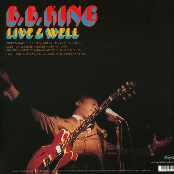 Платівка  B.B. King – Live & Well|Бі Бі Кінг – Живи і добре