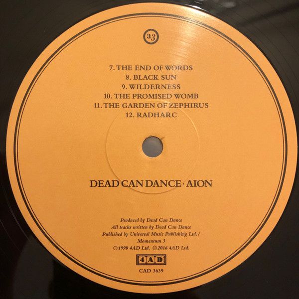 Платівка Dead Can Dance – Aion|Мертві можуть танцювати