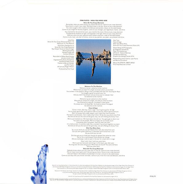 Платівка Pink Floyd – Wish You Were Here|Пінк Флойд