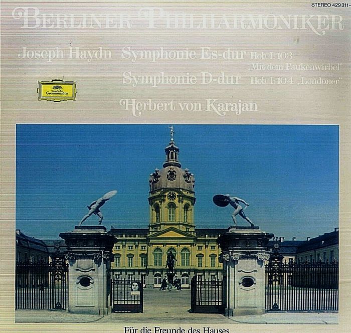 Платівка Berliner Philharmoniker, Joseph Haydn, Herbert von Karajan | Берлінський філармонічний оркестр- Йозеф Гайдн