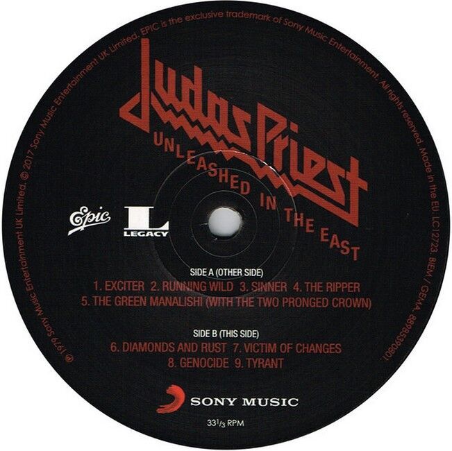 Платівка Judas Priest – Unleashed In The East|Юда Прист – Розв'язали на Сх(2xLP)