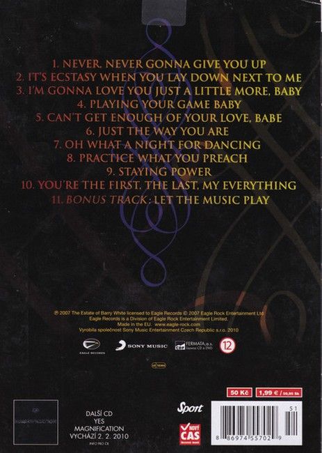 Музичний CD диск Barry White – An Evening With Barry White|Баррі Уайт – Вечір з Баррі Уайтом