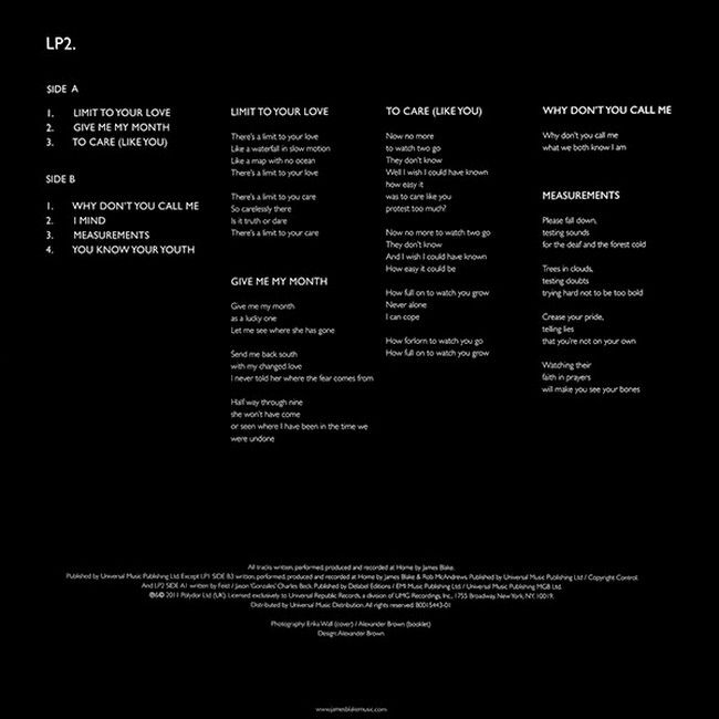 Платівка James Blake – James Blake|Джеймс Блейк-Джеймс Блейк(2xLP)