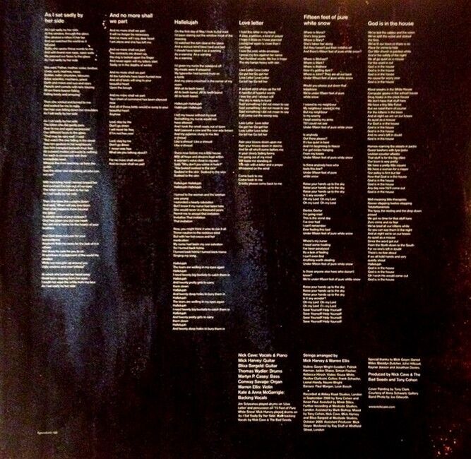 Nick Cave And The Bad Seeds  – No More Shall We Part (2LP,Remastered) (Vinyl)