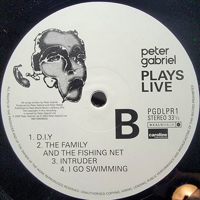 Peter Gabriel – Plays Live (2LP, 180 Gram) (Vinyl)