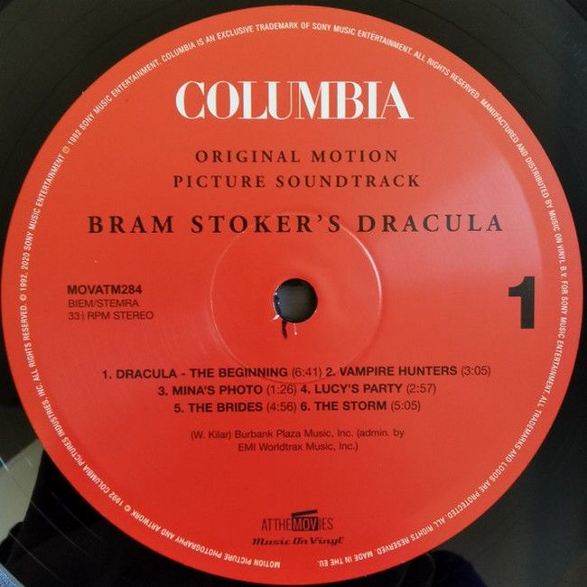 Wojciech Kilar – Bram Stoker's Dracula (Original Motion Picture Soundtrack) (LP, Album, Deluxe Edition, Limited Edition, Reissue, Vinyl)