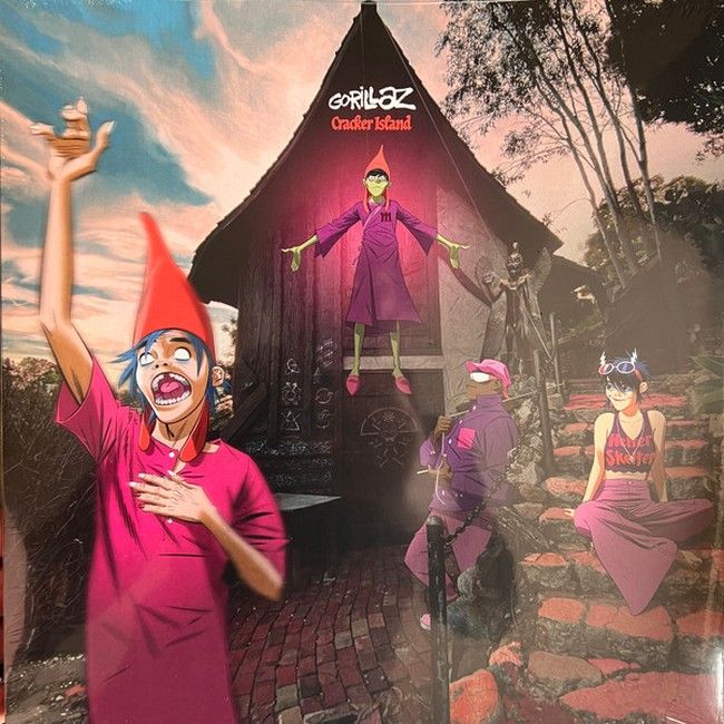 Платівка Gorillaz – Cracker Island|Горілаз-Острів Крекер (black vinil)