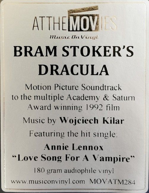 Wojciech Kilar – Bram Stoker's Dracula (Original Motion Picture Soundtrack) (LP, Album, Deluxe Edition, Limited Edition, Reissue, Vinyl)