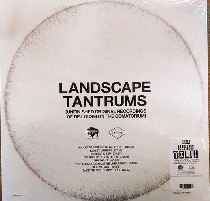 Платівка The Mars Volta – Landscape Tantrums (Unfinished Original Recordings Of De​-​Loused In The Comatorium)|Марс Вольта-Пейзаж Істерики(Незавершені оригінальні записи De Загублений в коматоріумі