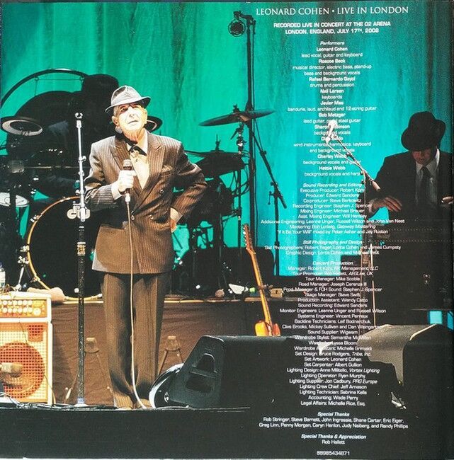 Leonard Cohen – Live In London (3LP, Album, 180 gram, Vinyl)
