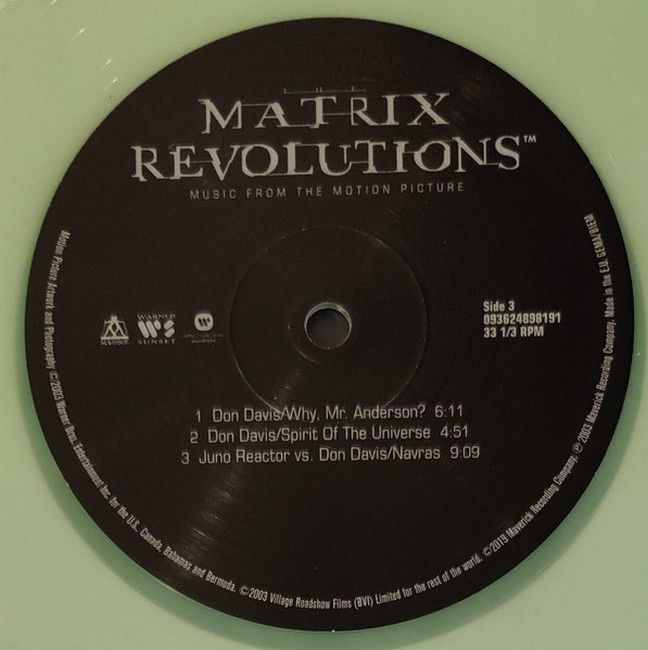 Платівка The Matrix Revolutions|Матричні революції(2xLP)