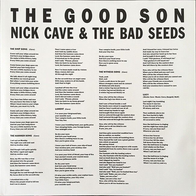 Nick Cave & The Bad Seeds – The Good Son (Remastered) (Vinyl)