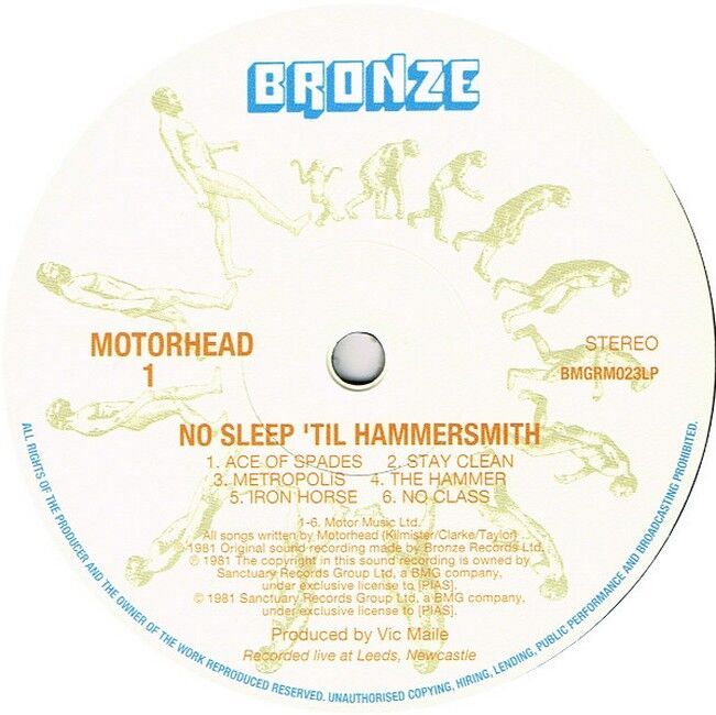 Motorhead – No Sleep 'til Hammersmith (Vinyl)
