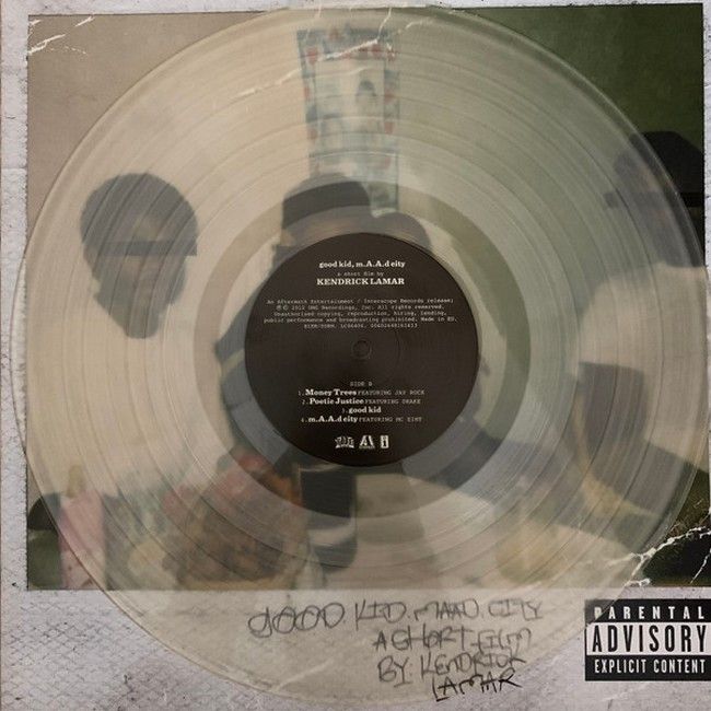 Kendrick Lamar - Good Kid,m.A.A.d City (2LP, Translucent Milky Clear Colored Vinyl)