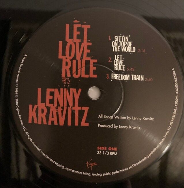 Lenny Kravitz – Let Love Rule (Vinyl)