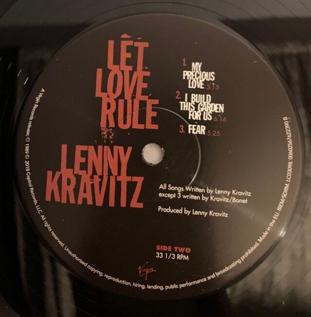 Lenny Kravitz – Let Love Rule (Vinyl)