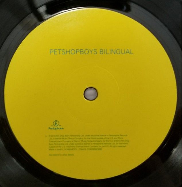 Petshopboys – Bilingual (LP, Album, Reissue, Remastered, 180g, Vinyl)