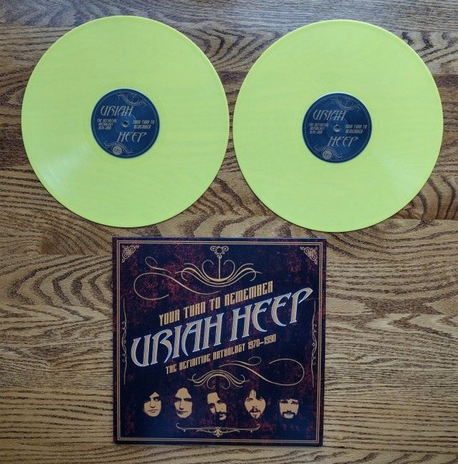 Uriah Heep – Your Turn To Remember - The Definitive Anthology 1970-1990 (2LP, Compilation, Limited Edition, Yellow Vinyl)