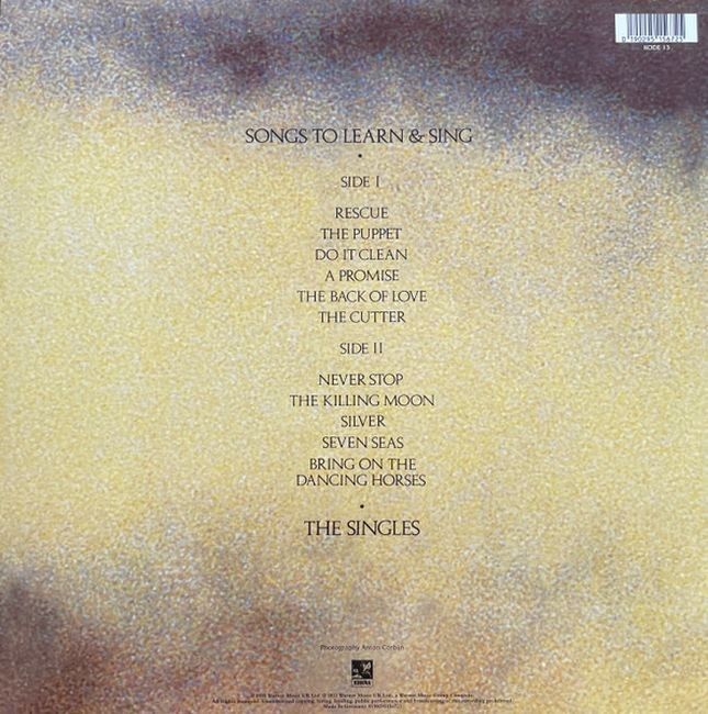 Платівка Echo & The Bunnymen – Songs To Learn & Sing|Echo & The Bunnymen – Пісні для вивчення та співу