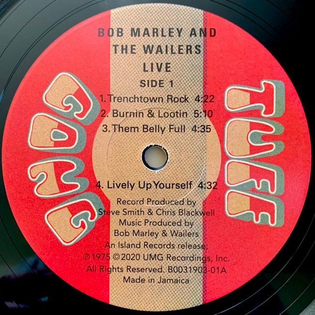 Платівка Bob Marley & The Wailers – Live!|Боб Марлі та Wailers-Жити!
