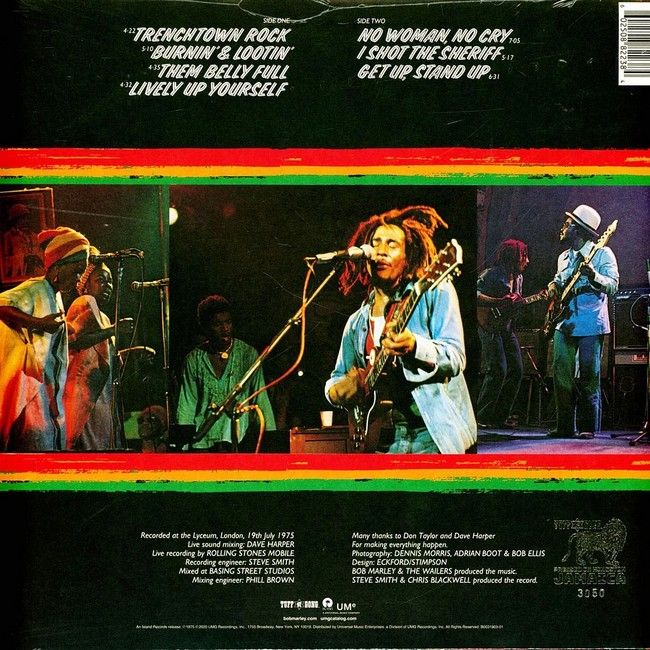 Платівка Bob Marley & The Wailers – Live!|Боб Марлі та Wailers-Жити!