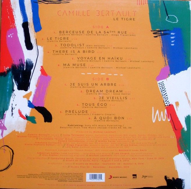 Платівка Camille Bertault – Le Tigre|Каміль Берто-Тигр