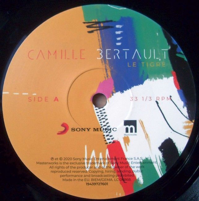 Платівка Camille Bertault – Le Tigre|Каміль Берто-Тигр