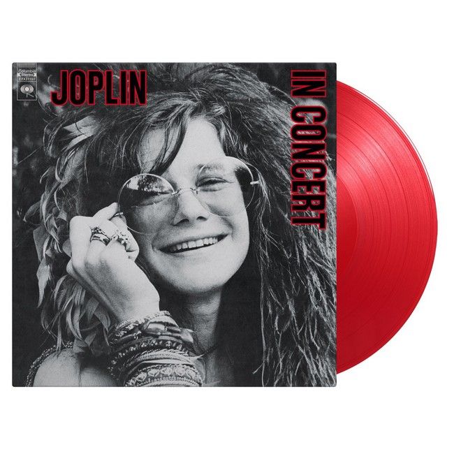 Janis Joplin – Joplin In Concert (2LP, Album, Numbered, Reissue, Stereo, 180g, Red Translucent Vinyl)