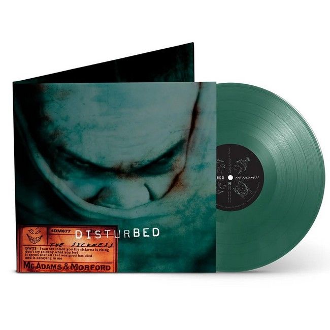 Disturbed – The Sickness (LP, Album, Limited Edition, Green Vinyl)
