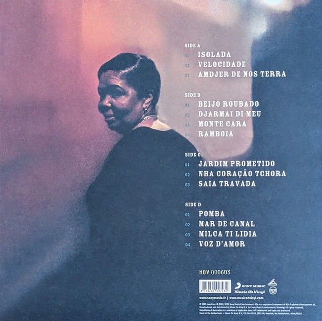 Cesaria Evora – Voz d'Amor (2LP, Album, Limited Edition, Numbered, Reissue, Remastered, Stereo, Gold And Black Marbled Vinyl)