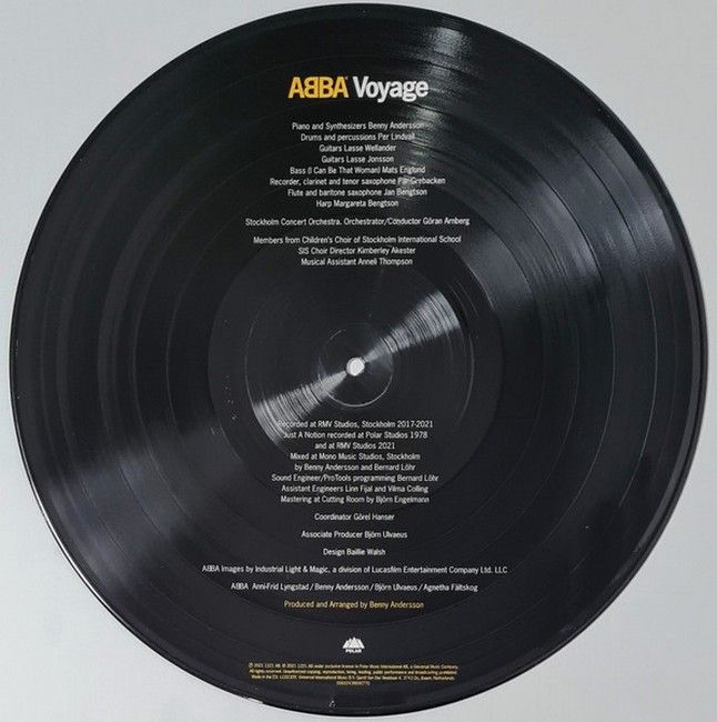 Платівка ABBA – Voyage|ABBA-Вояж(Picture Disc Vinyl)