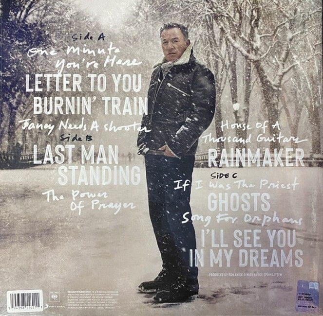Bruce Springsteen – Letter To You (2LP, Album, Single Sided, Etched Vinyl)