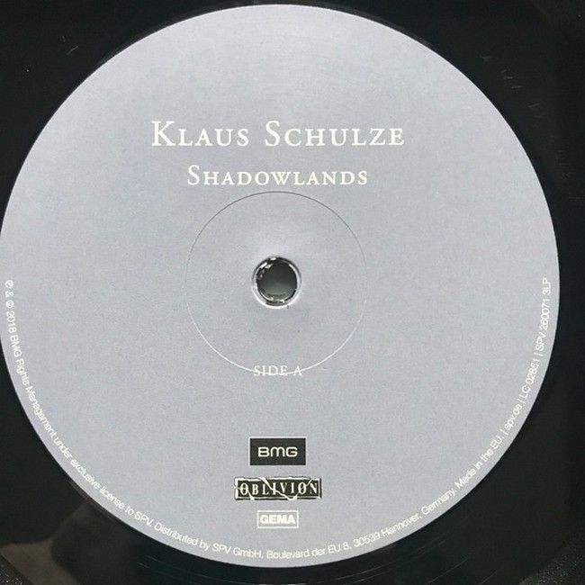 Klaus Schulze – Shadowlands (3LP, Album, Reissue, Stereo, Single Sided, Etched, Vinyl)