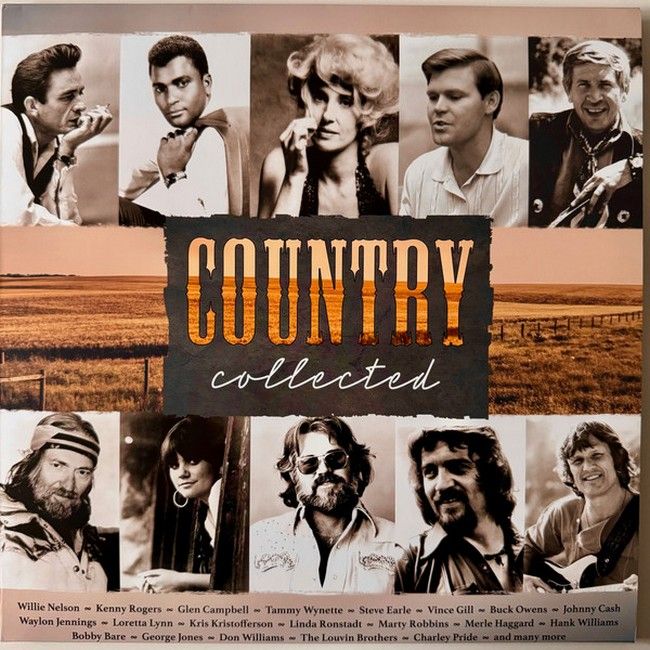 Country Collected (2LP, Compilation, Limited Edition, Clear Vinyl)