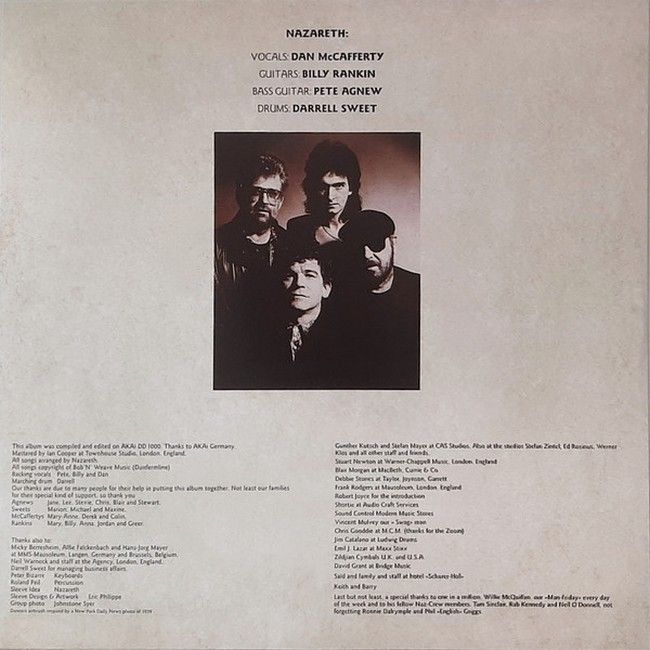 Nazareth – No Jive (LP, Album, Reissue, Remastered, Clear Vinyl)