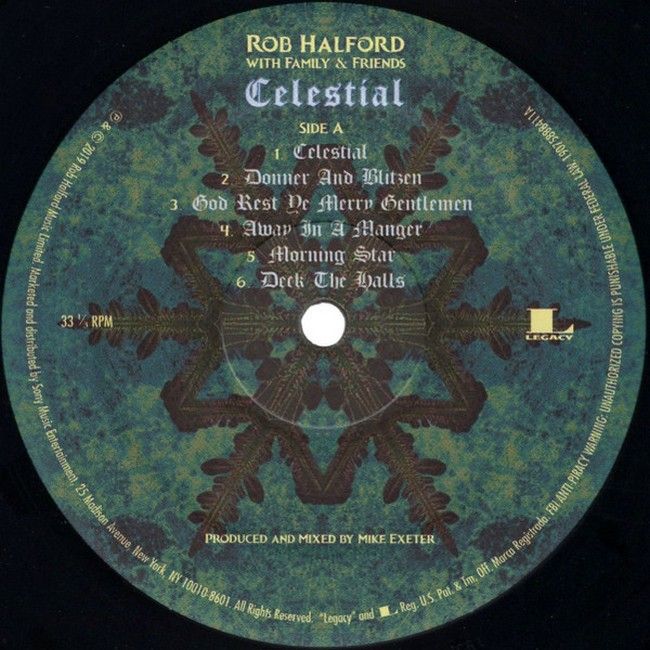 Rob Halford With Family & Friends – Celestial (LP, Album, Stereo, Vinyl)