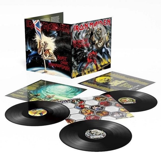 Iron Maiden – The Number Of The Beast / Beast Over Hammersmith (3LP, Album, Compilation, Vinyl)