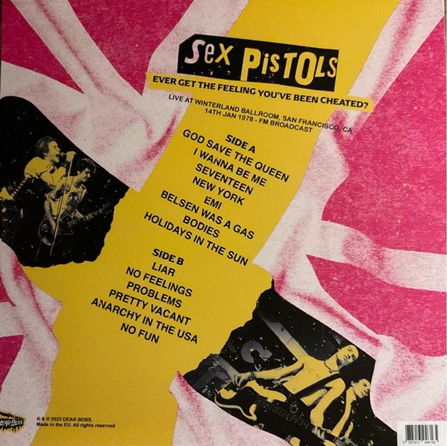 Sex Pistol - Ever Get The Feeling You‘ve Been Cheated? (LP, Reissue, Unofficial Release, Teal, Vinyl)