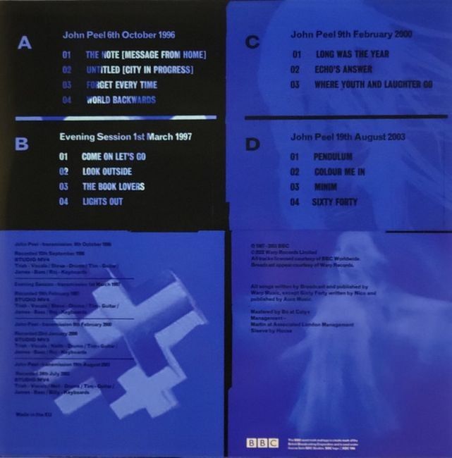 Платівка Broadcast – Maida Vale Sessions|Трансляція-Сеанси Майда Вейл(2xLP)
