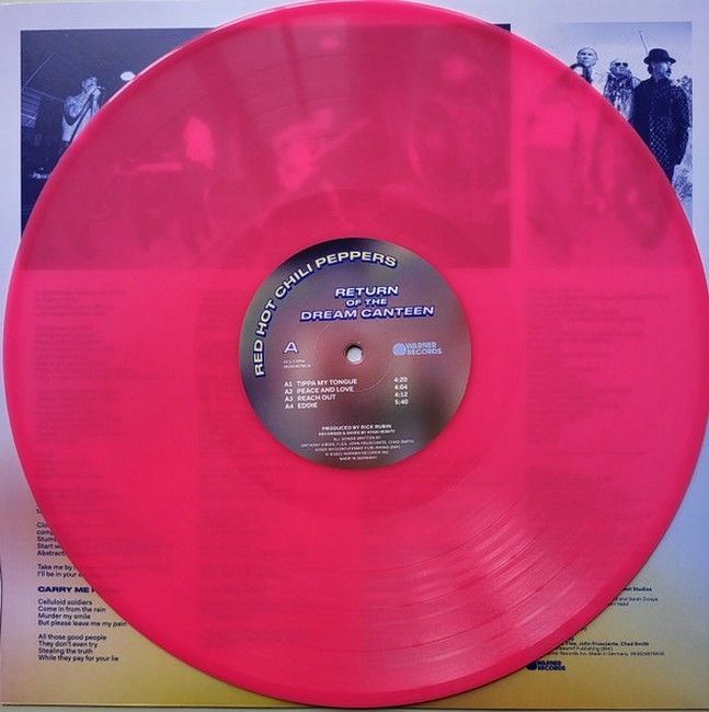 Платівка Red Hot Chili Peppers – Return Of The Dream Canteen(2xLP,Pink Vinyl)|Червоний гострий перець чилі-Повернення їдальні мрії