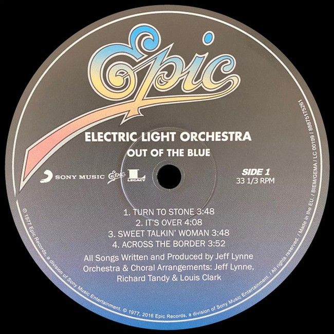 Electric Light Orchestra – Out Of The Blue (2LP, Album, Reissue, 180g, Gatefold, Vinyl)