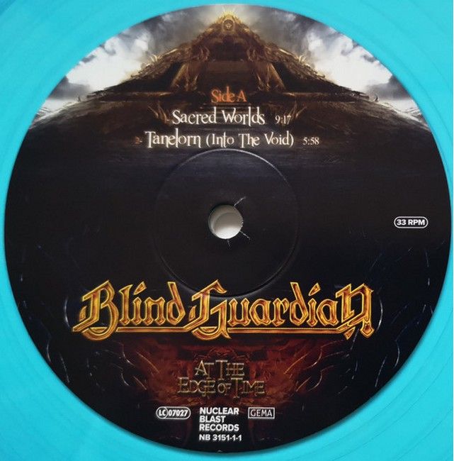 Платівка Blind Guardian – At The Edge Of Time|Сліпий охоронець-На краю часу(2xLP)