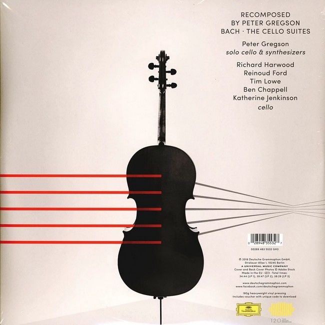 Peter Gregson / Bach – The Cello Suites  (3LP, Album, Vinyl)