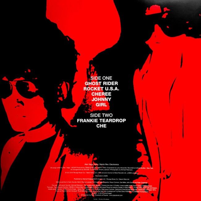Suicide – Suicide (LP, Album, Deluxe Edition, Limited Edition, Reissue, Red Vinyl)