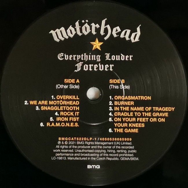 Motorhead – Everything Louder Forever (2LP, Compilation, Gatefold, Vinyl)