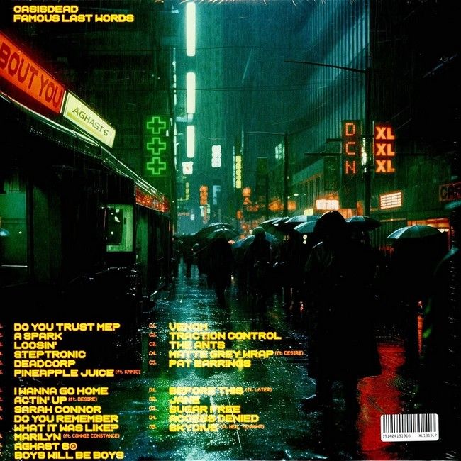 CASisDEAD – Famous Last Words (2LP, Album, Vinyl)