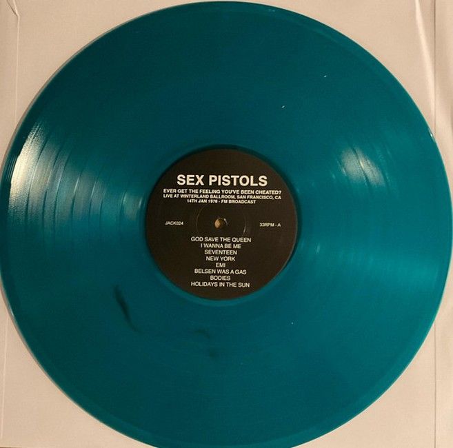 Sex Pistol - Ever Get The Feeling You‘ve Been Cheated? (LP, Reissue, Unofficial Release, Teal, Vinyl)