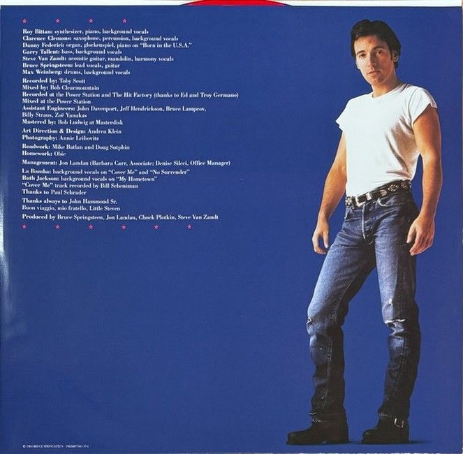 Платівка Bruce Springsteen – Born In The U.S.A.|Брюс Спрінгстін-Народився в США(Red Translucent Vinyl)