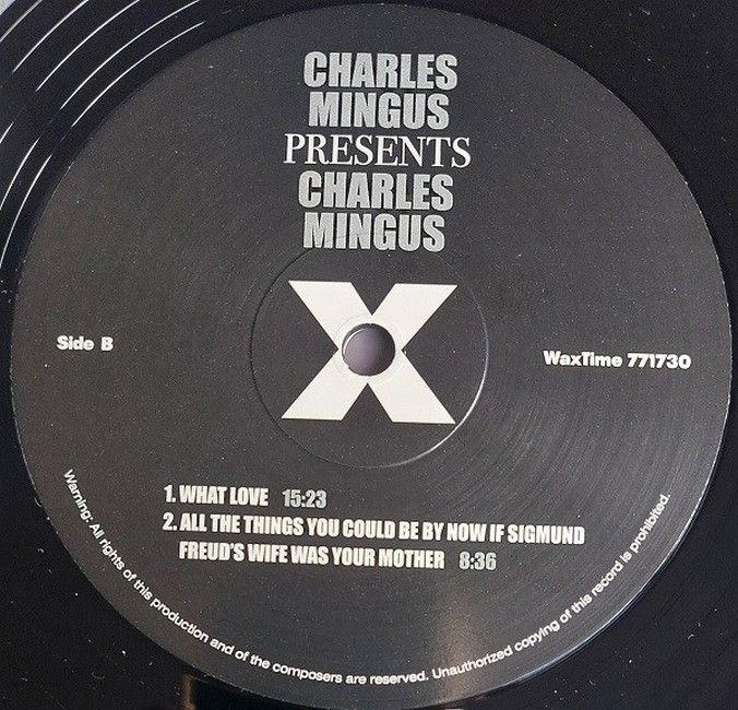 Charles Mingus – Presents Charles Mingus (LP, Album, Limited Edition, Vinyl)