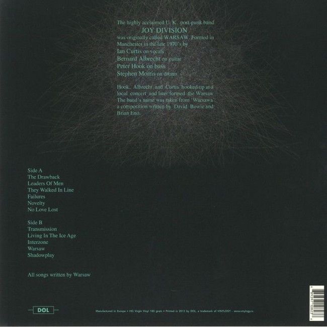 Warsaw – Warsaw (LP, Compilation, Limited Edition, Grey Vinyl)